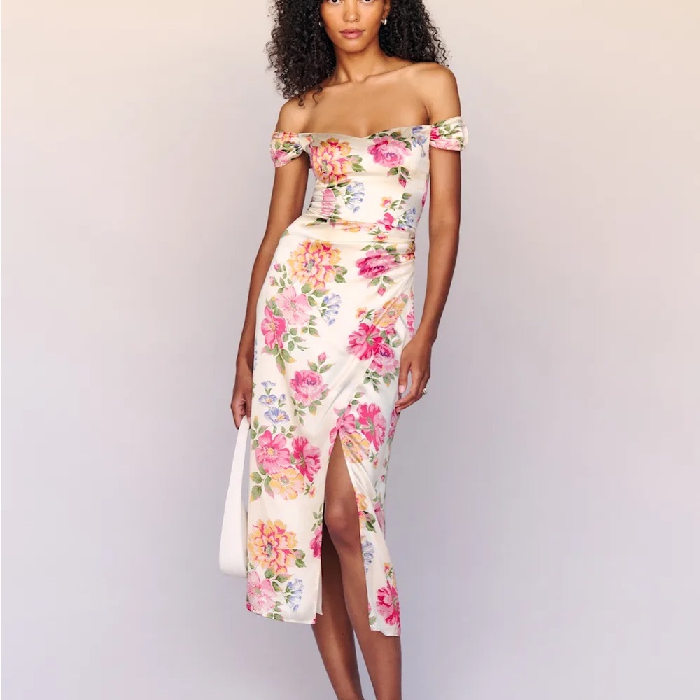 Reformation Genesis Silk Dress